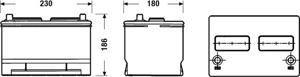 Exide EB858 - Стартов акумулатор vvparts.bg