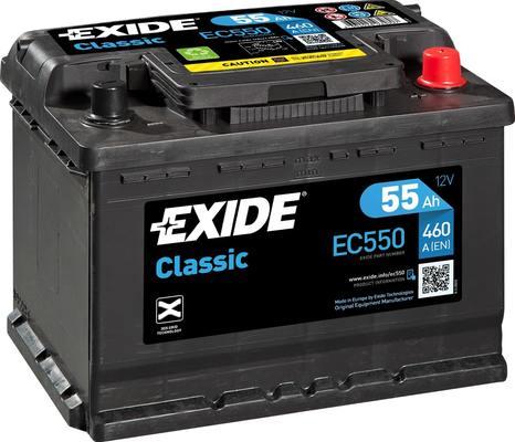 Exide EC550 - Стартов акумулатор vvparts.bg