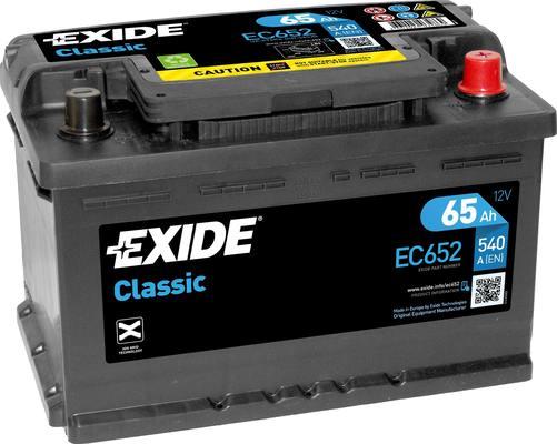 Exide EC652 - Стартов акумулатор vvparts.bg