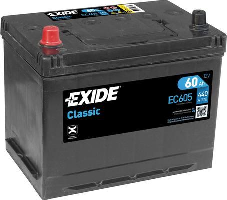 Exide EC605 - Стартов акумулатор vvparts.bg