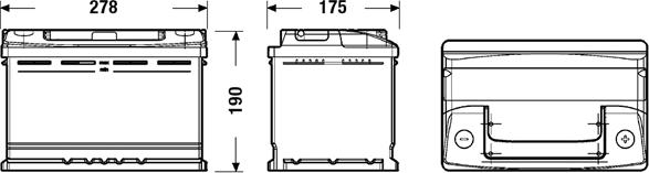 Exide EC700 - Стартов акумулатор vvparts.bg