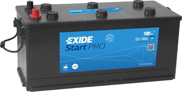 Exide EG1806 - Стартов акумулатор vvparts.bg