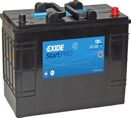 Exide EG1250 - Стартов акумулатор vvparts.bg