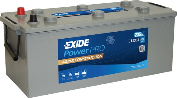 Exide EJ2353 - Стартов акумулатор vvparts.bg