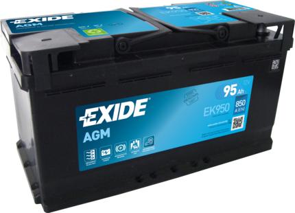 Exide EK950 - Стартов акумулатор vvparts.bg