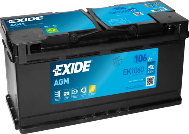 Exide EK1060 - Стартов акумулатор vvparts.bg