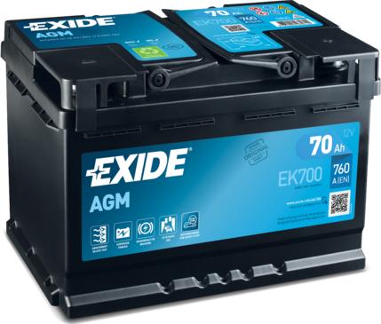 Exide EK700 - Стартов акумулатор vvparts.bg