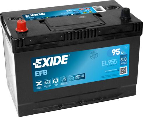 Exide EL955 - Стартов акумулатор vvparts.bg