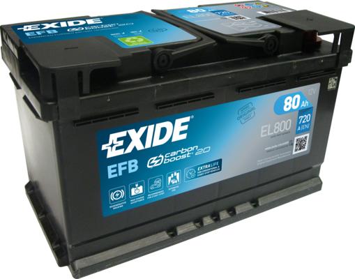 Exide EL800 - Стартов акумулатор vvparts.bg