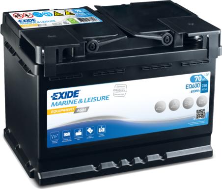 Exide EQ600 - Стартов акумулатор vvparts.bg