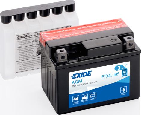 Exide ETX4L-BS - Стартов акумулатор vvparts.bg