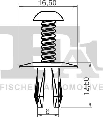 FA1 14-30008.10 - Клипс (щипка), декоративна / предпазна лайсна vvparts.bg