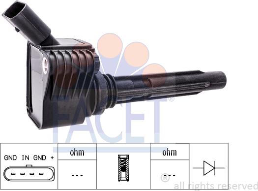 FACET 9.6530 - Запалителна бобина vvparts.bg