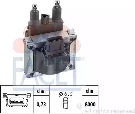 FACET 9.6177 - Запалителна бобина vvparts.bg