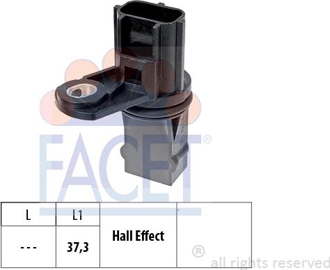 FACET 9.0498 - Датчик обороти, авт. скоростна кутия vvparts.bg