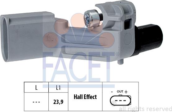 FACET 9.0464 - Импулсен датчик, колянов вал vvparts.bg