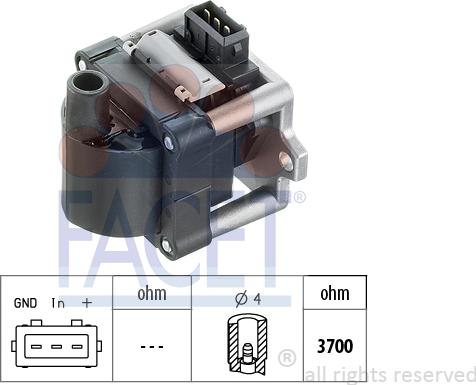 FACET 9.8114 - Запалителна бобина vvparts.bg