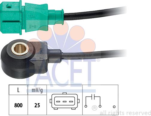 FACET 9.3013 - Детонационен датчик vvparts.bg