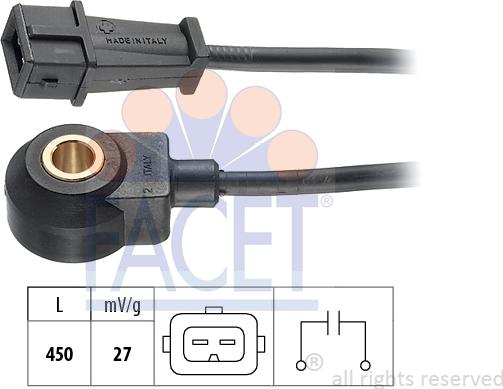 FACET 9.3075 - Детонационен датчик vvparts.bg