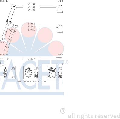 FACET 4.9760 - Комплект запалителеи кабели vvparts.bg