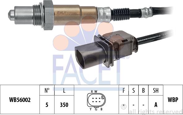 FACET 108464 - Ламбда-сонда vvparts.bg