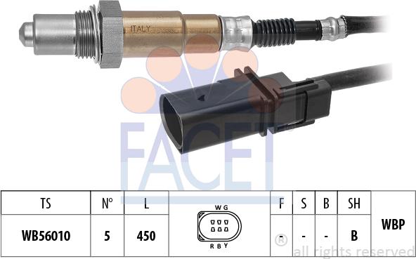 FACET 10.8592 - Ламбда-сонда vvparts.bg