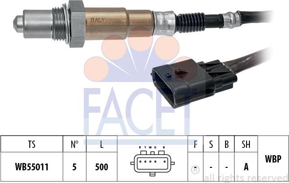 FACET 10.8541 - Ламбда-сонда vvparts.bg