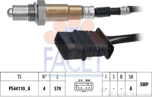 FACET 10.8553 - Ламбда-сонда vvparts.bg