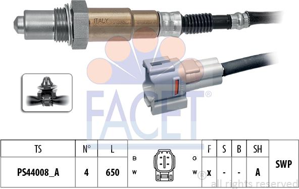 FACET 10.8505 - Ламбда-сонда vvparts.bg