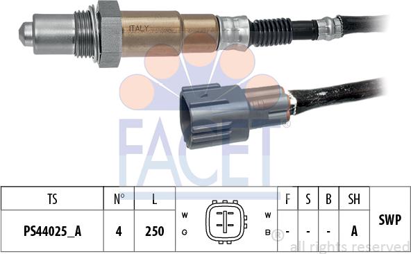 FACET 10.8524 - Ламбда-сонда vvparts.bg