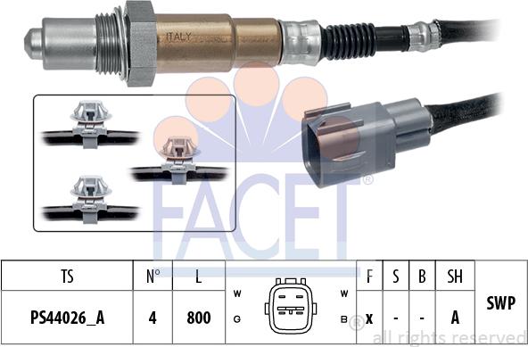 FACET 10.8525 - Ламбда-сонда vvparts.bg