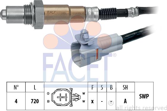 FACET 10.8526 - Ламбда-сонда vvparts.bg