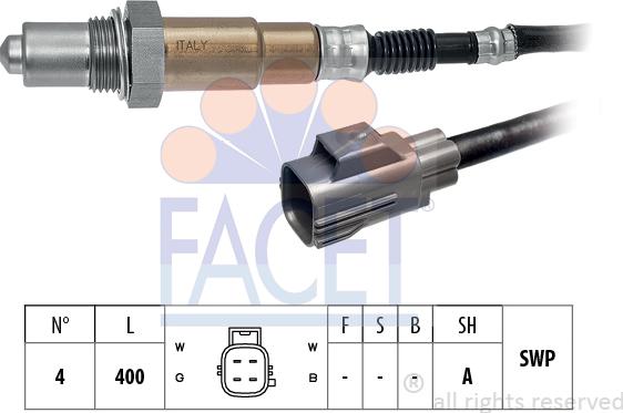 FACET 10.8527 - Ламбда-сонда vvparts.bg