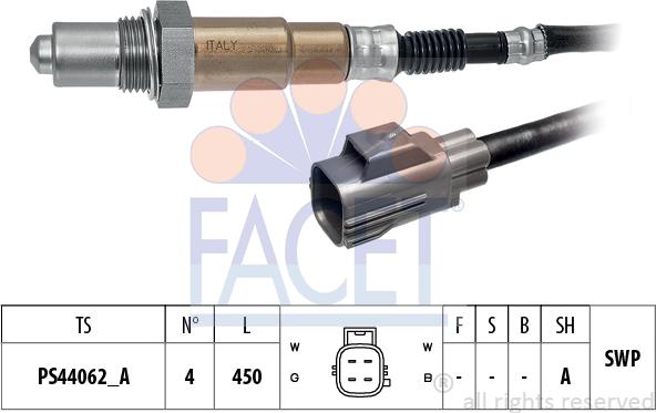 FACET 10.8601 - Ламбда-сонда vvparts.bg