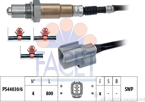 FACET 10.8161 - Ламбда-сонда vvparts.bg