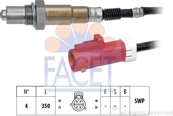 FACET 10.8183 - Ламбда-сонда vvparts.bg