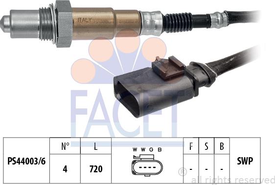 FACET 10.8173 - Ламбда-сонда vvparts.bg