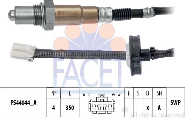 FACET 10.8340 - Ламбда-сонда vvparts.bg