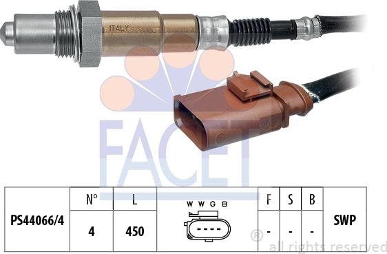 FACET 10.8348 - Ламбда-сонда vvparts.bg