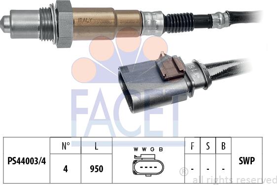 FACET 10.8350 - Ламбда-сонда vvparts.bg