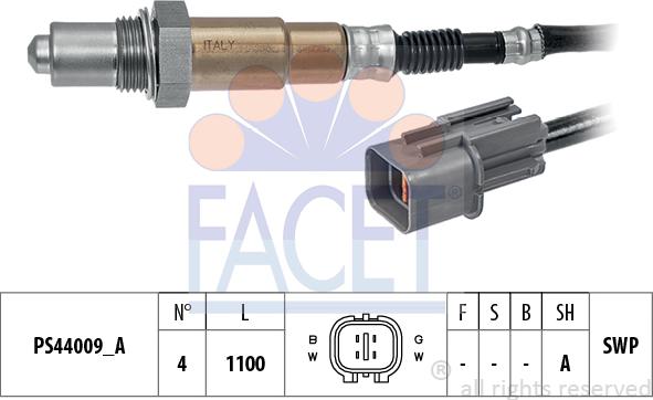 FACET 10.8358 - Ламбда-сонда vvparts.bg