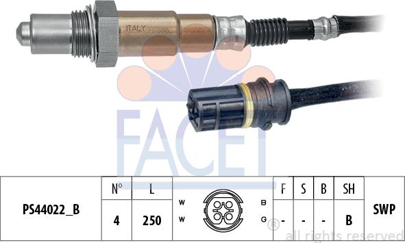 FACET 10.8352 - Ламбда-сонда vvparts.bg