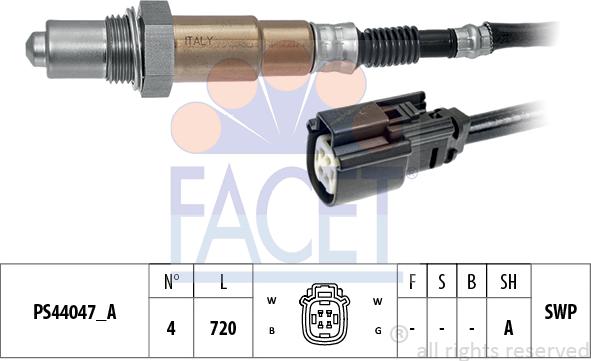 FACET 10.8364 - Ламбда-сонда vvparts.bg