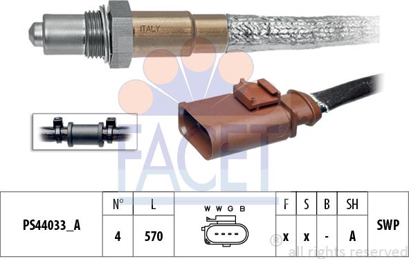 FACET 10.8314 - Ламбда-сонда vvparts.bg