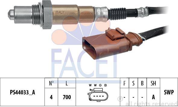 FACET 10.8313 - Ламбда-сонда vvparts.bg