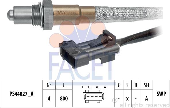 FACET 10.8335 - Ламбда-сонда vvparts.bg