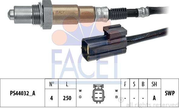 FACET 10.8337 - Ламбда-сонда vvparts.bg