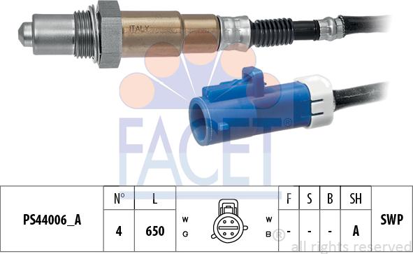 FACET 10.8295 - Ламбда-сонда vvparts.bg