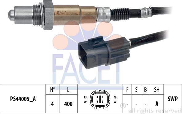 FACET 10.8254 - Ламбда-сонда vvparts.bg