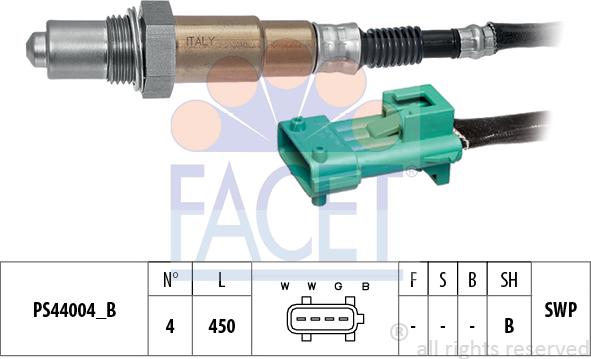 FACET 10.8206 - Ламбда-сонда vvparts.bg